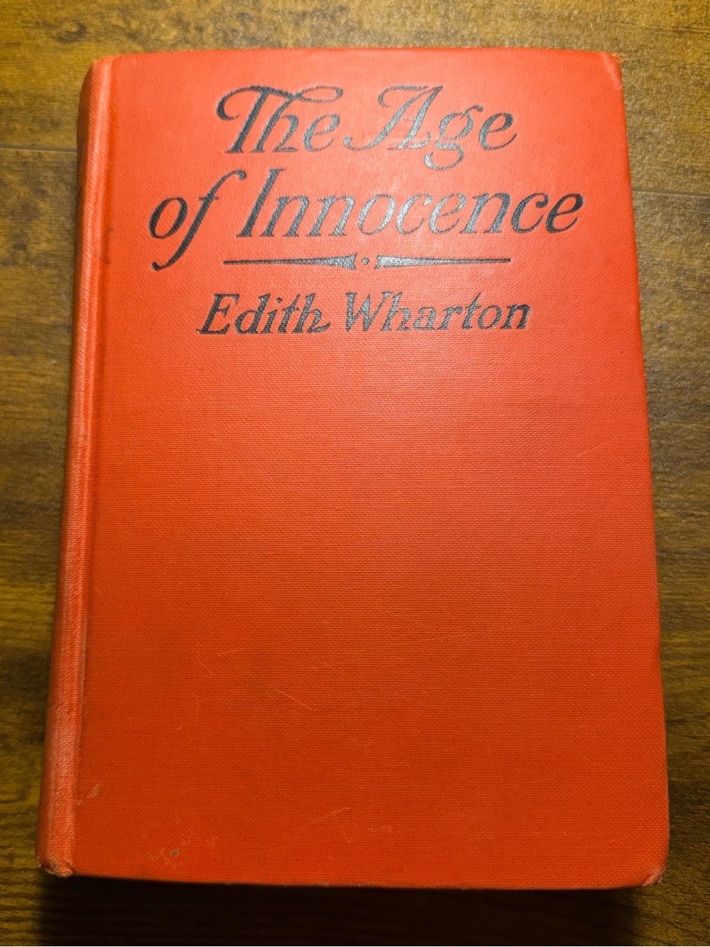 Vintage 1920 The Age of Innocence Edith Wharton Red Hardcover Classic Novel